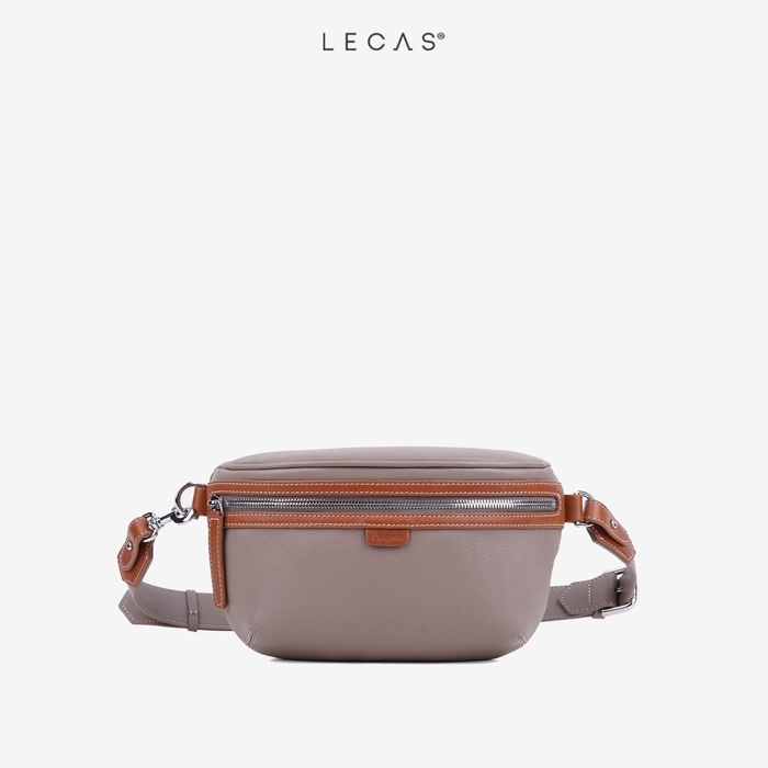 Túi Bao Tử FANNY Xám Ft Nâu GH 