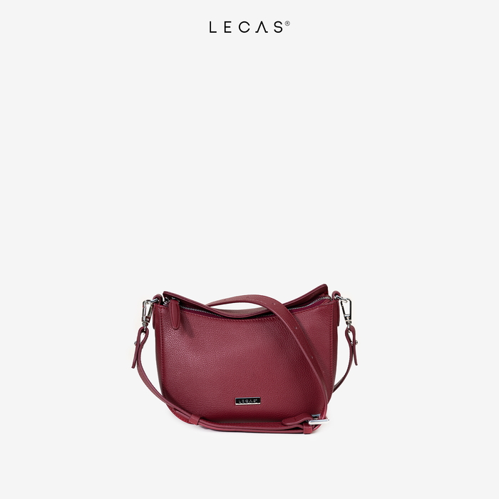 Túi Đeo Chéo PONY EM Đỏ Mận Nappa GH (PonyEm.033) 