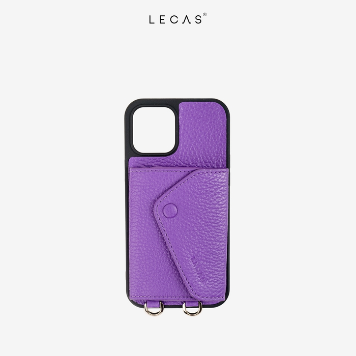Case Điện Thoại Da iPhone 14 Pro Max  Tím Electric GH1 (Case14.005)