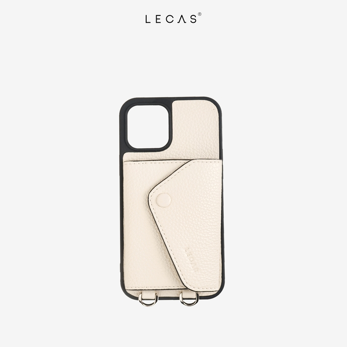 Case Điện Thoại Da iPhone 14 Pro Max  Trắng Kem (Case14.004)