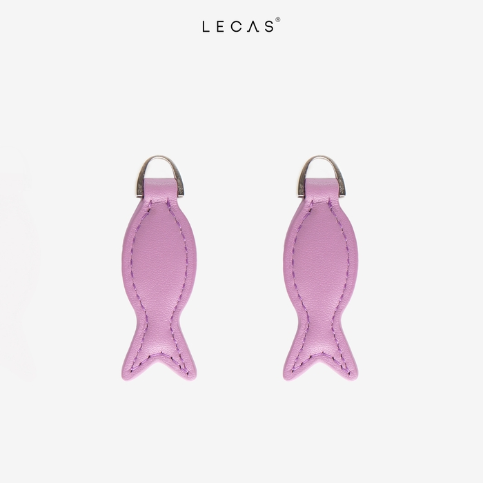 Tai khóa Puller Cá Tím Trơn (2 chiếc) (Puller.040) 