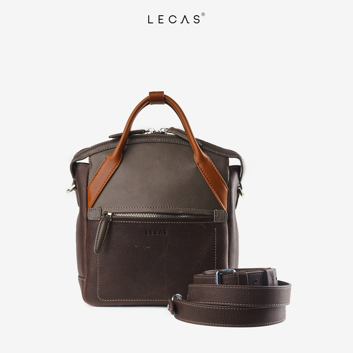 Balo/Túi Đeo Chéo MARIS Nâu Sáp Nâu Ft Vachetta GH1.SP (MARIS.076)