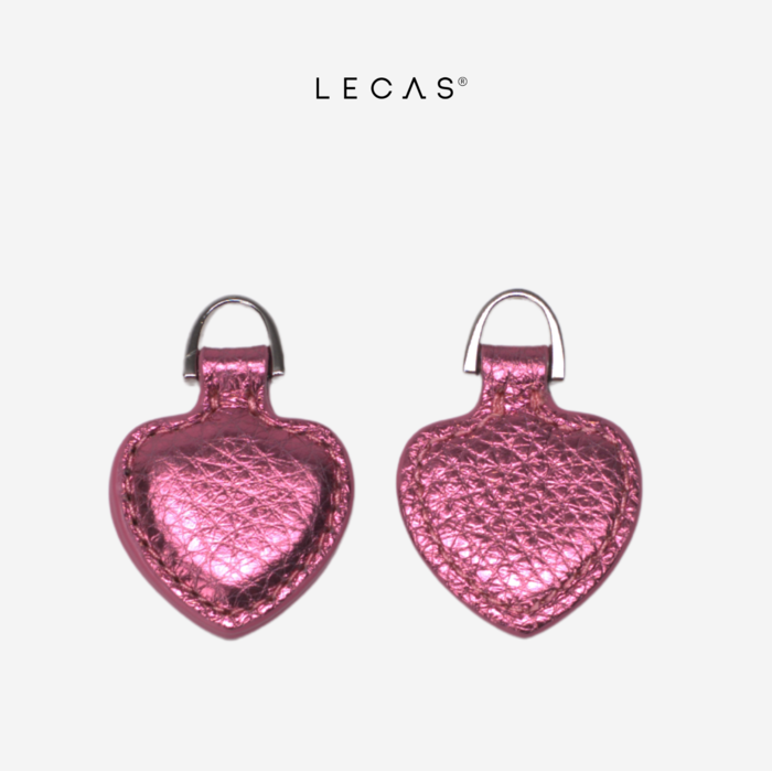 Tai khóa Puller Tim Lấp Lánh Ánh Hồng(2 chiếc) (Puller.069) 