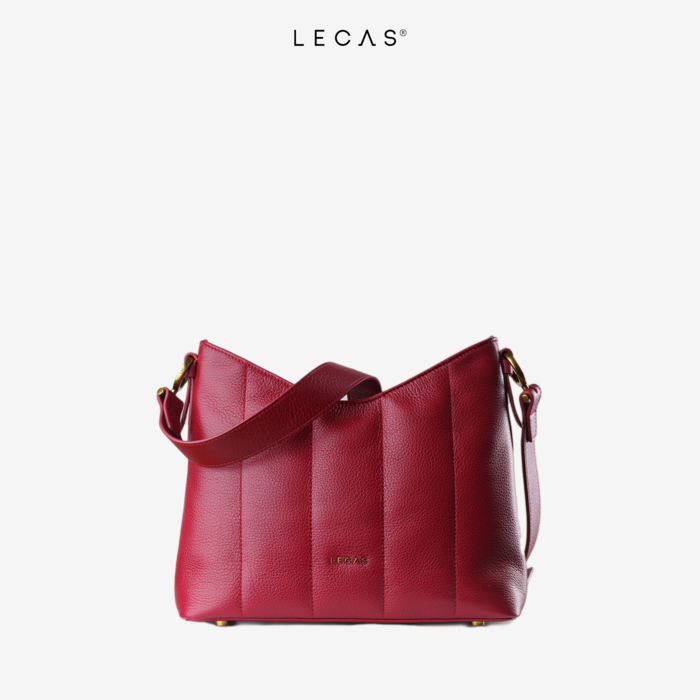 Túi Da Thật DIỆP Đỏ Thẫm (DIEP.002) 