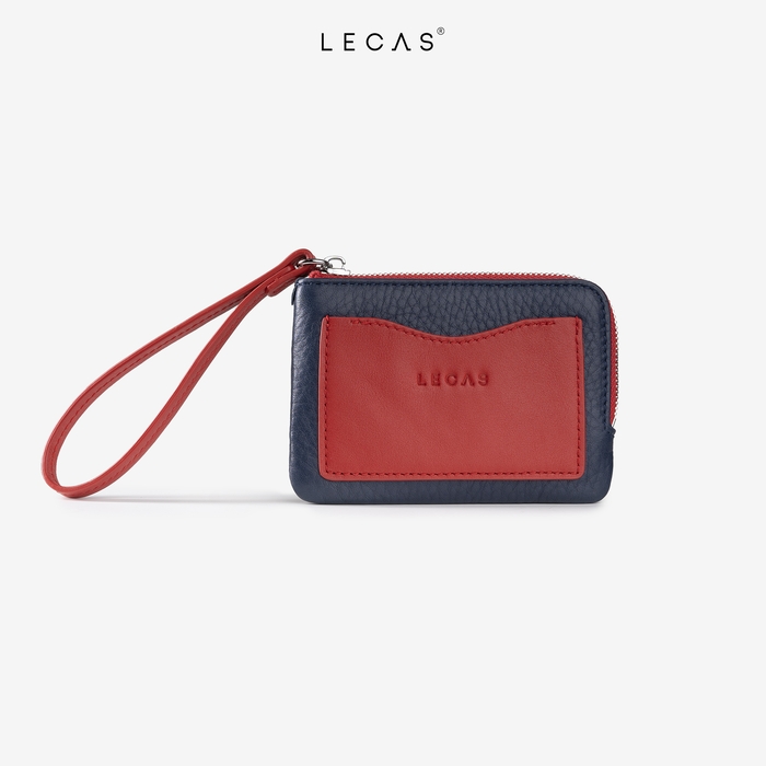 Ví Đựng Thẻ/Cầm Tay C Nhỏ  Xanh Than Ft Đỏ (CNHO.124) 