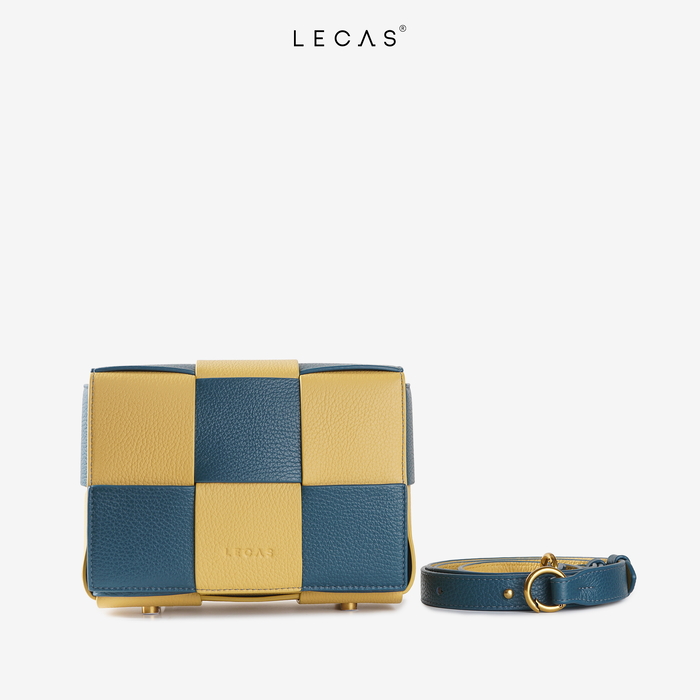 Túi Đeo Chéo BOTT180 Xanh Cổ Vịt Ft Vàng (BOTT180.AG.007) 