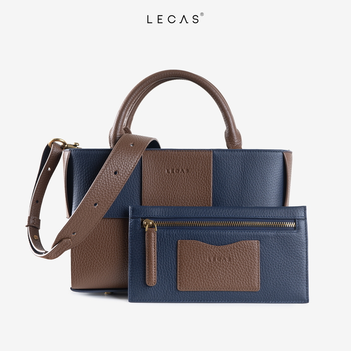 Túi Đeo Chéo BOTT270 Xanh Than Ft Nâu SP (Bott270.AG.018) 