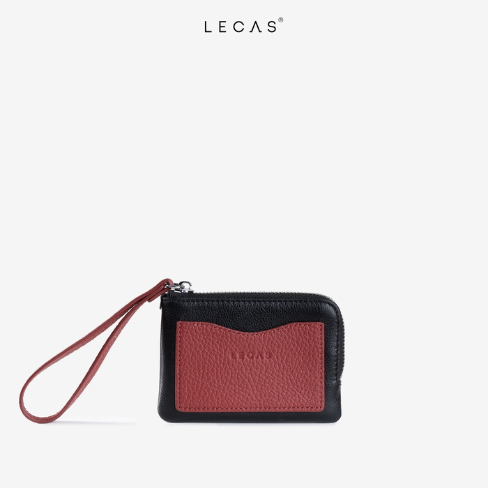 Ví Đựng Thẻ/Cầm Tay C Nhỏ  Đen Ft Đỏ (CNHO.129) 