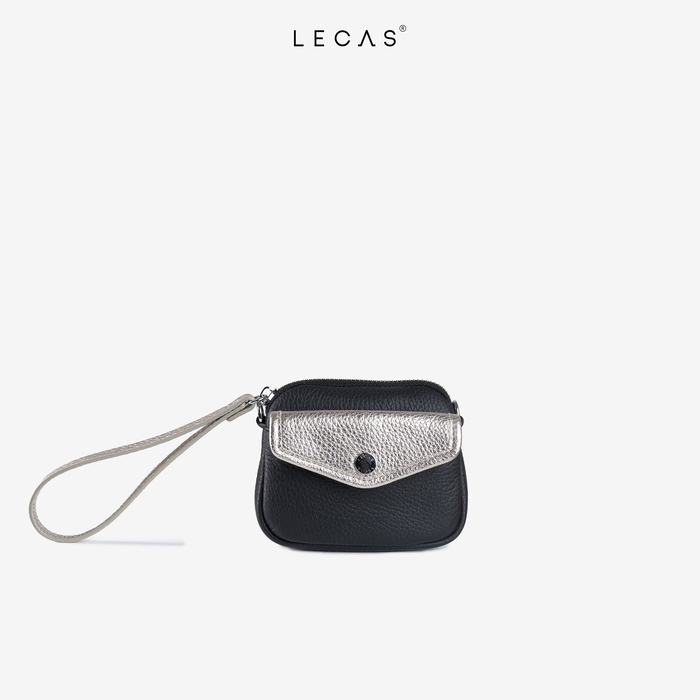 Ví NÚNG NÍNH Đen Bạc Lấp Lánh (Nungninh.033) 