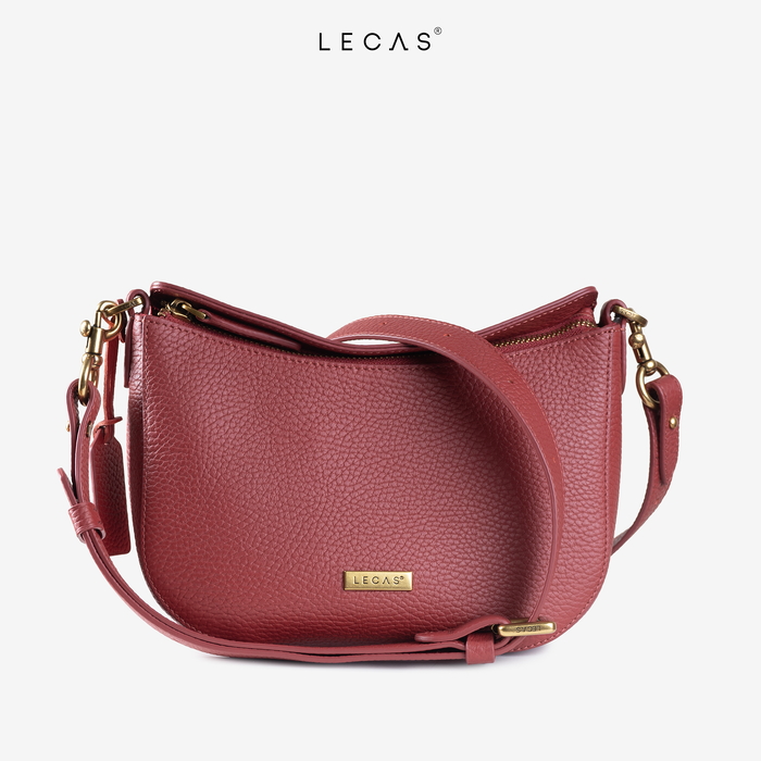 Túi Đeo Chéo PONY EM Đỏ Hồng Nhung GH1.SP (Ponyem.AG.046) 