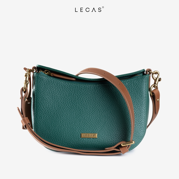 Túi Đeo Chéo PONY EM Xanh Hami Ft Nâu GH1.SP (Ponyem.AG.045) 