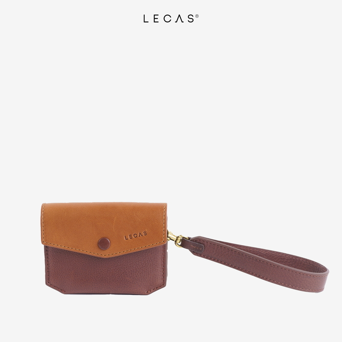 Ví Đựng Thẻ KISSY Vachetta Nâu 2 Tones SP (Kissy.AG.103) 