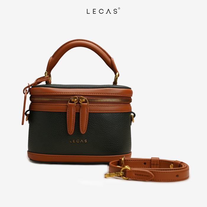 Túi xách tay/đeo chéo XÍU CHỊ Xanh Rêu Ft Cam Đất SP (XiuChi.AG.025) 