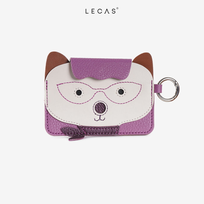 Ví 12 CON GIÁP Mão  Tím Trắng (Lecycle.003) 