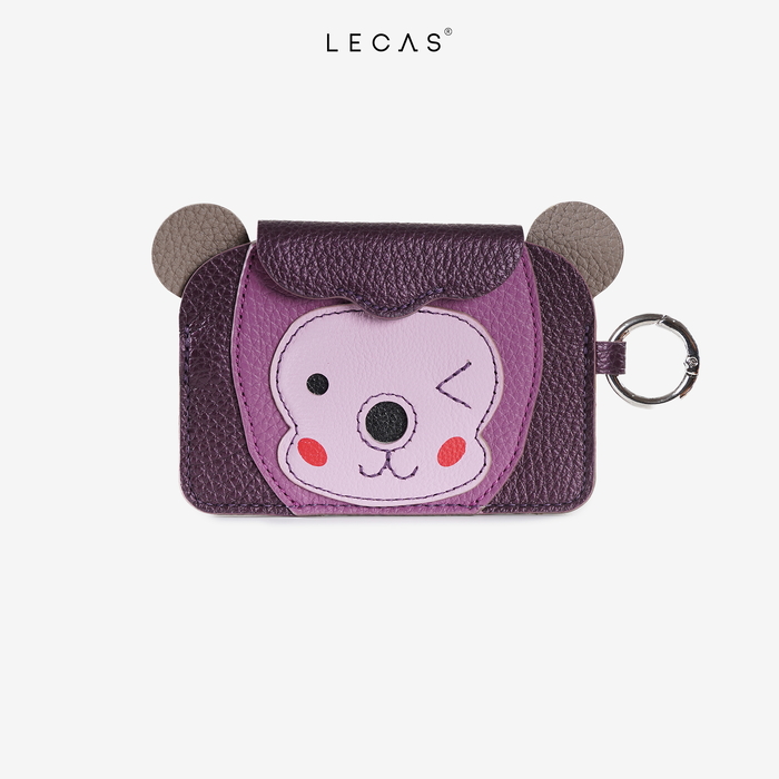 Ví 12 CON GIÁP Thân  Tím 3 Tone (Lecycle.018) 