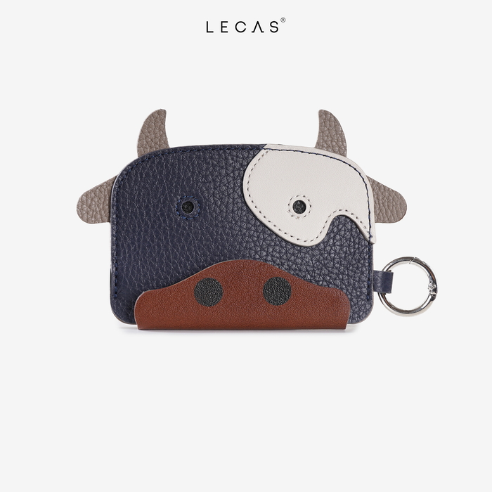 Ví 12 CON GIÁP Sửu  Xanh Than Ft Nâu (Lecycle.021) 