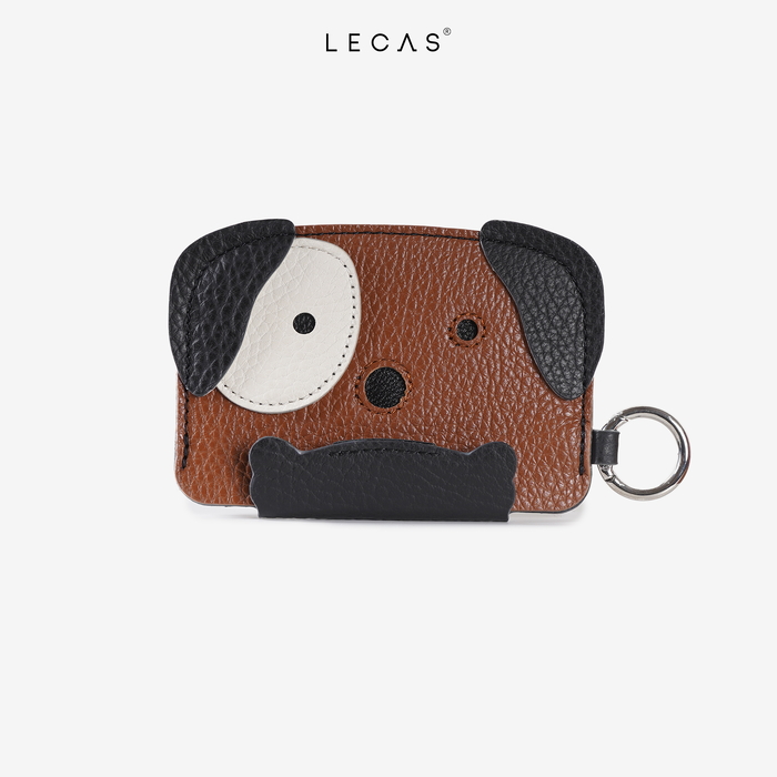 Ví 12 CON GIÁP Tuất  Đen Nâu (Lecycle.006) 