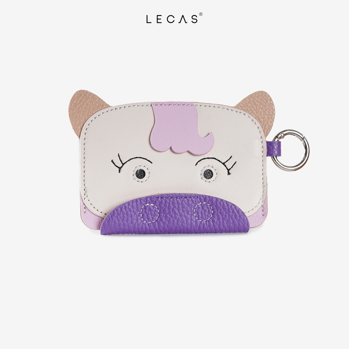 Ví 12 CON GIÁP Ngọ  Tím Trắng SP (Lecycle.013) 