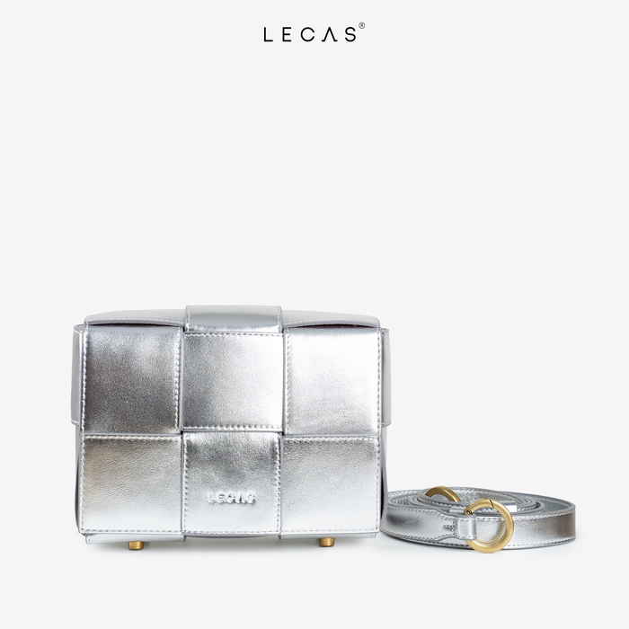 Túi Đeo Chéo BOTT180 Nhũ Bạc (May Nan) SP (BOTT180.AG.019) 