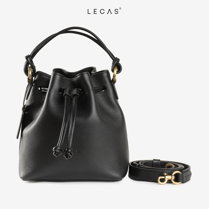 Túi Bucket CÚC Kem Hồng Ft Đỏ Mận GH 