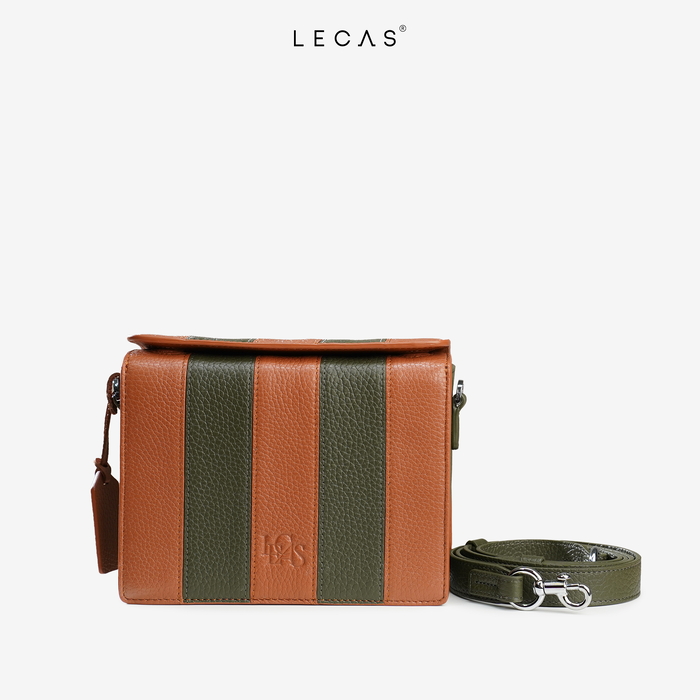 Túi LÁCH TÁCH Xanh Rêu Đậm Ft Nâu SP (Lachtach.008) 