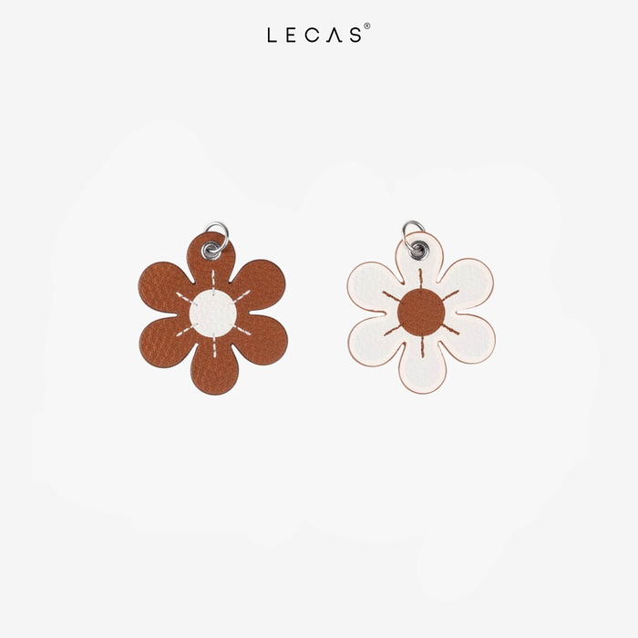 CHARM HOA CHỊ Nâu ft Trắng (CH.CUCDON.023) 