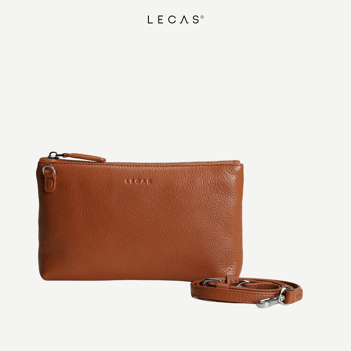 Túi Đeo Chéo Da Thật QUỐC DÂN Cam Đất 2 (QuocDan.026.2) 