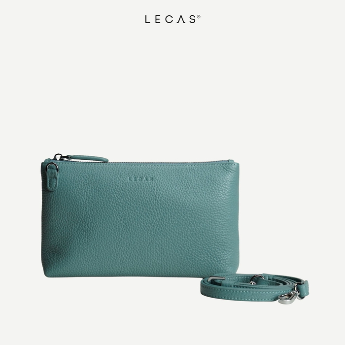 Túi Đeo Chéo Da Thật QUỐC DÂN Xanh Da Trời 1 (QuocDan.013.1) 