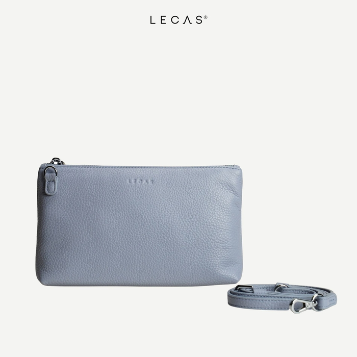 Túi Đeo Chéo Da Thật QUỐC DÂN Xanh Da Trời 2 (QuocDan.013.2) 