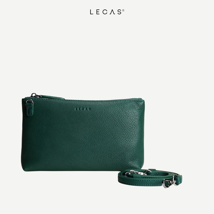 Túi Đeo Chéo Da Thật QUỐC DÂN Xanh Lá Đậm (QuocDan.011) 