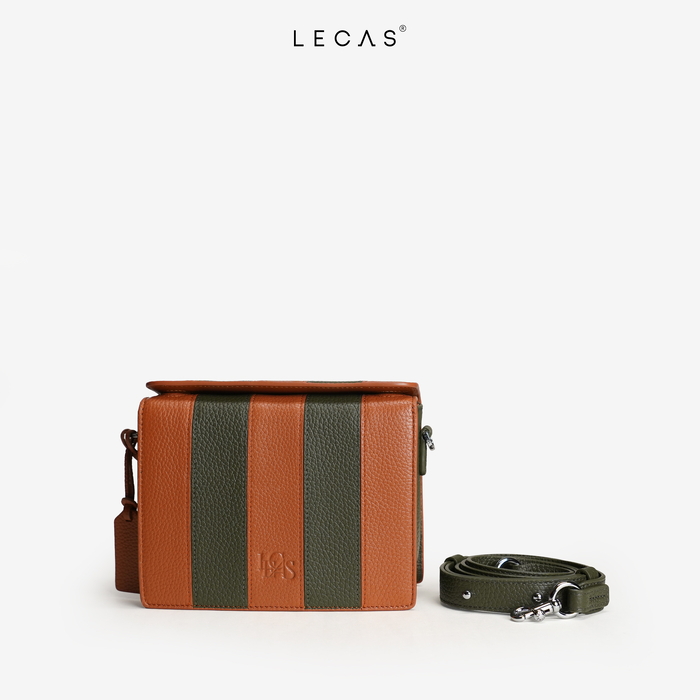 Túi LÁCH TÁCH Xanh Rêu Đậm Ft Nâu SP #2 (Lachtach.008.2) 