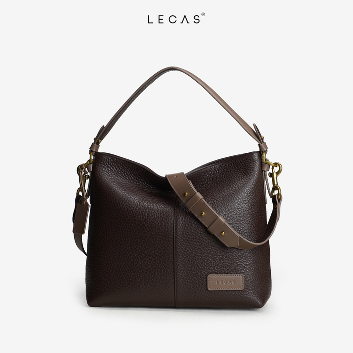 Túi Xách SAM CHỊ  Nâu Dark Choco ft Xám (LCB0121.AG.002) 