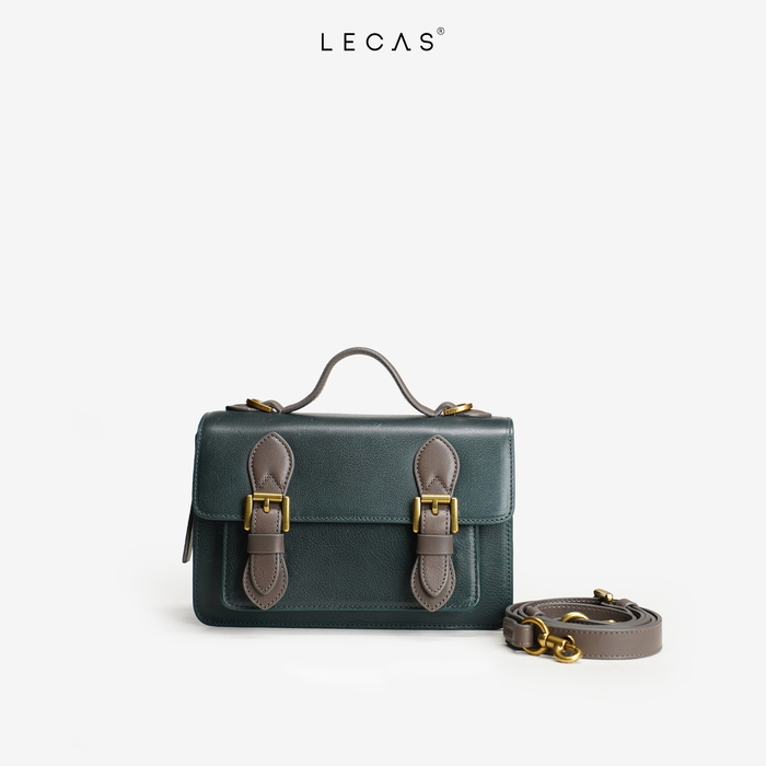 Túi TEEN Rêu Vachetta ft Xám - AG (LCB0129.AG.003) 