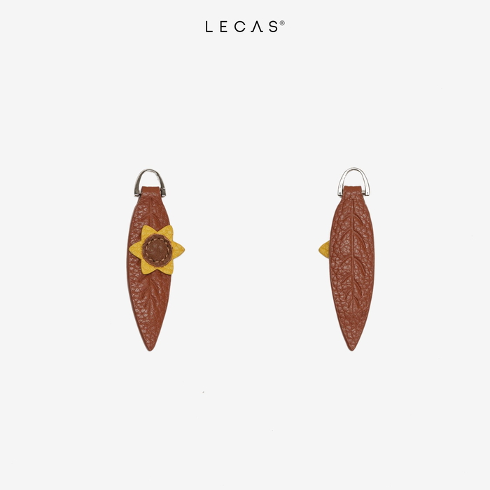 Tai khóa LÁ LÀNH Lá Lành Hoa GH - Nâu Tây - KL (LCA0096.KL.001) 