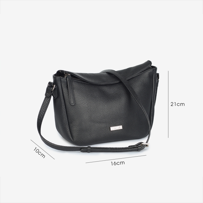 Túi PONY CHỊ Đen Sáp 