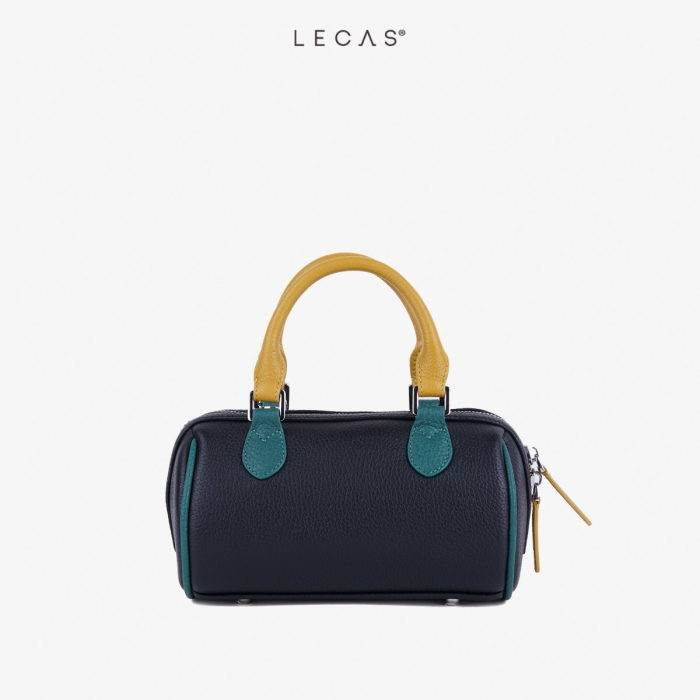 Túi Trống/Đeo chéo NHỎ EM Đen Hạt Ft Xanh Lá Vàng