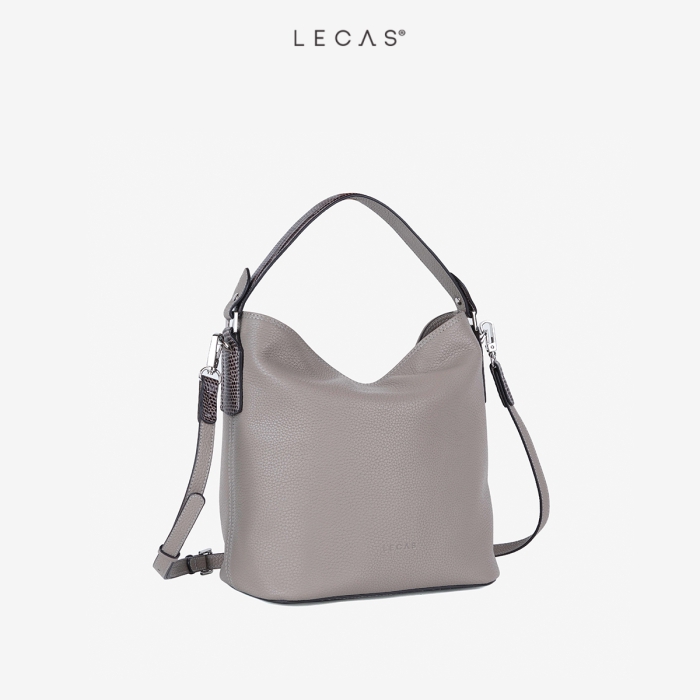 Túi CELESTINE Xám Khói Ft Vân Họa Tiết 