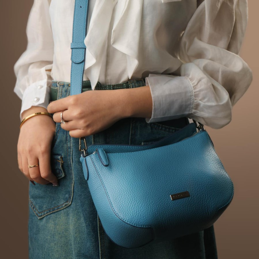 Túi Đeo Chéo PONY EM màu Xanh Da Trời