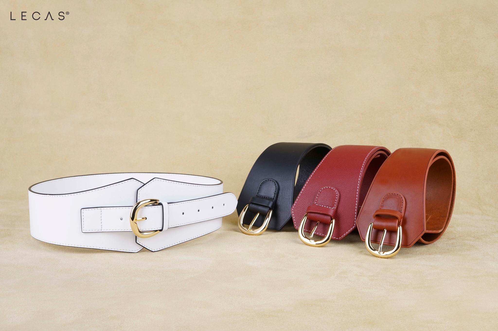 Dây Lưng Bản Rộng với các phối màu trung tính, dễ sử dụng