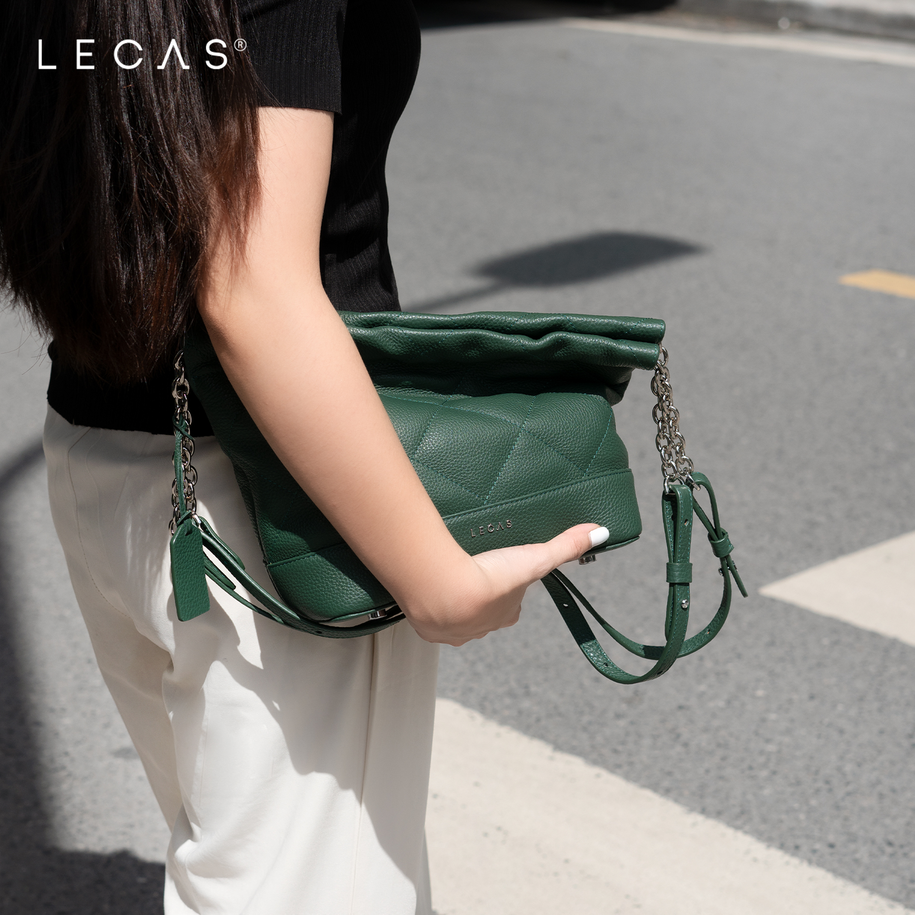 Túi xách CARO xanh rêu