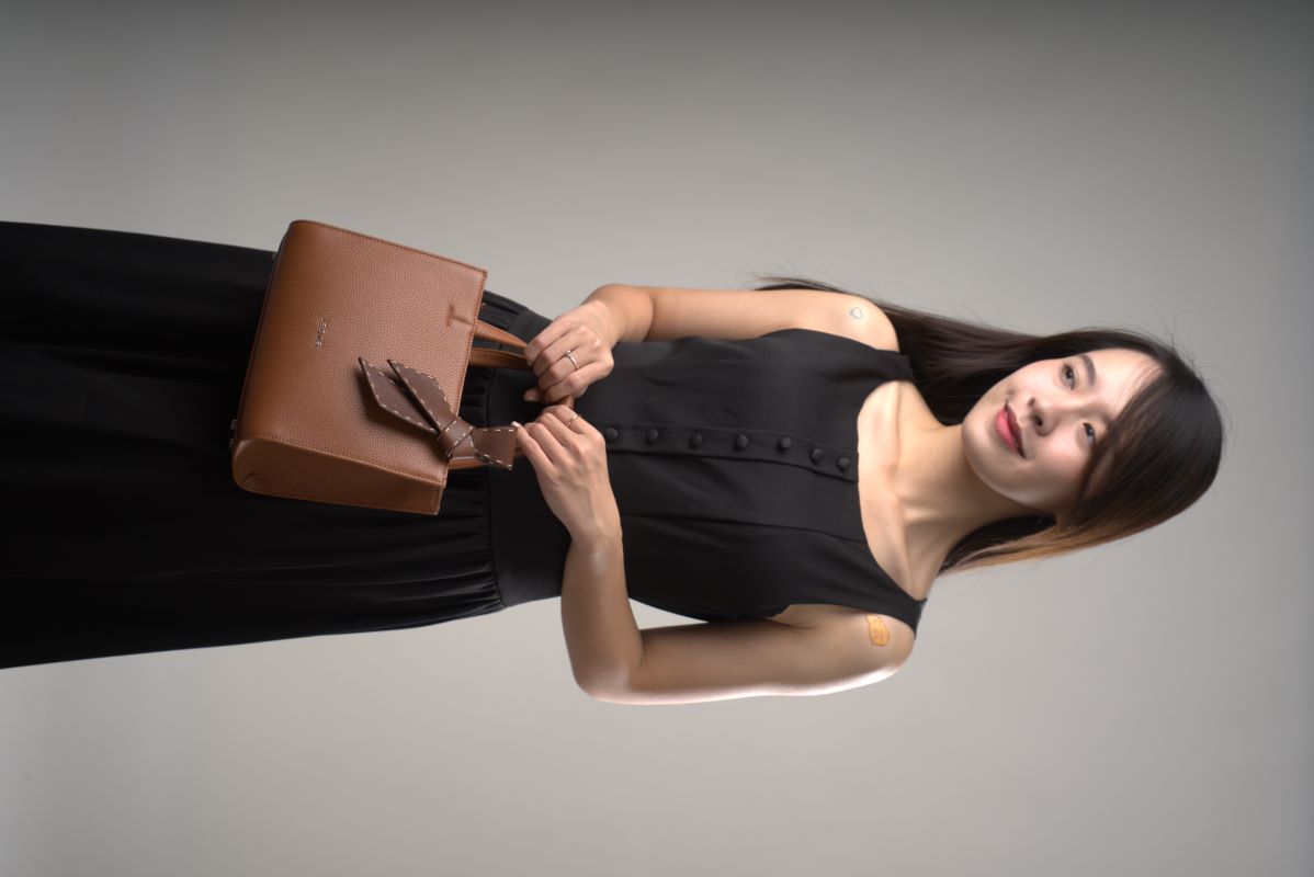 Túi Xách Tay/Đeo Vai DUDU S phối nơ xinh xắn